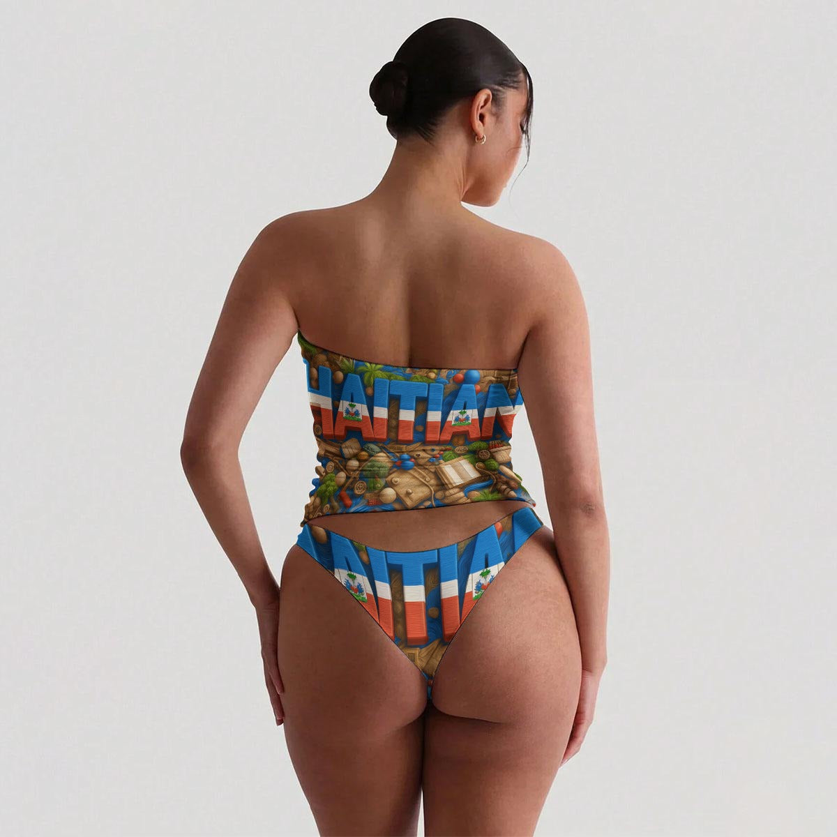 Women's Strapless Tube Top Set