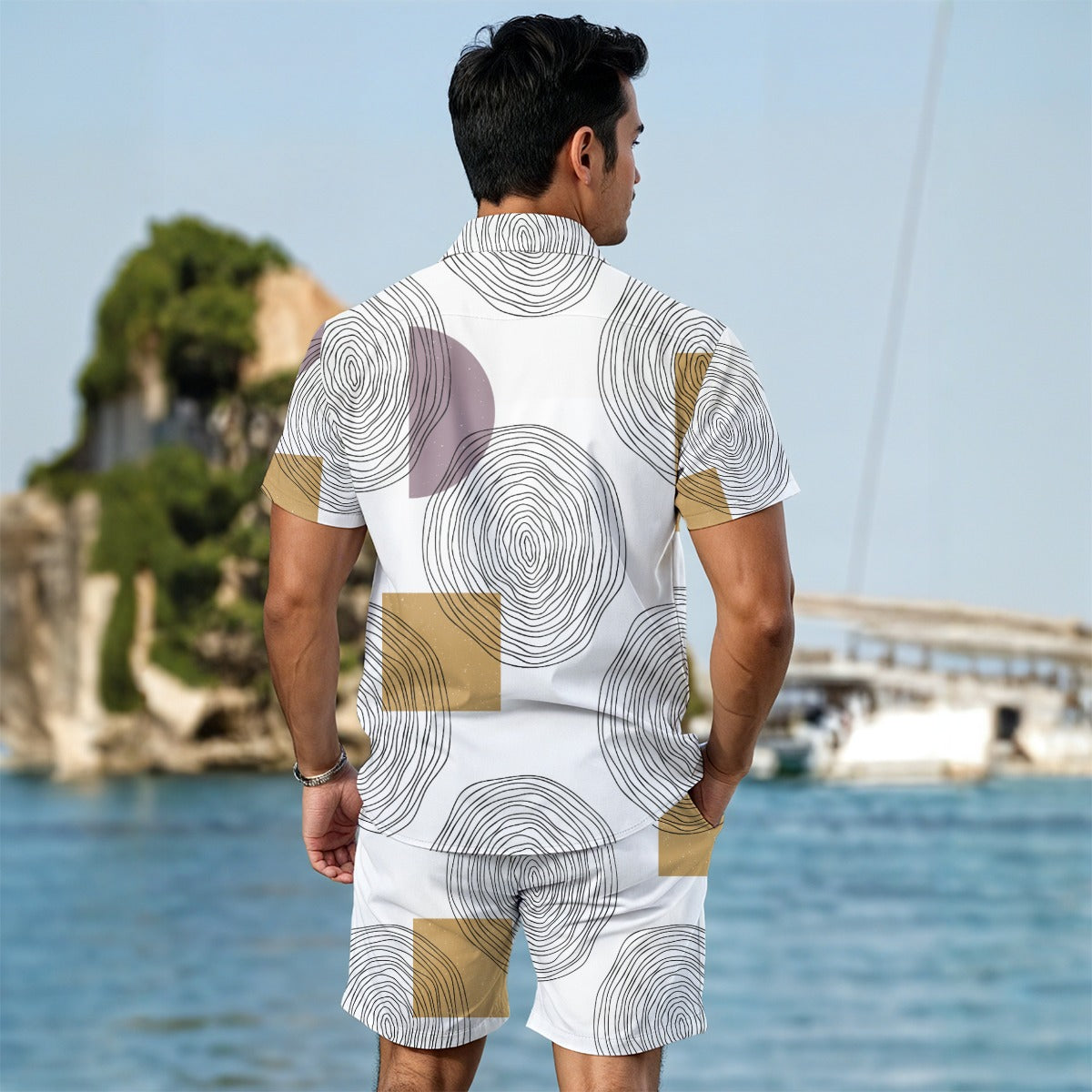 Men's Summer Shirt Set