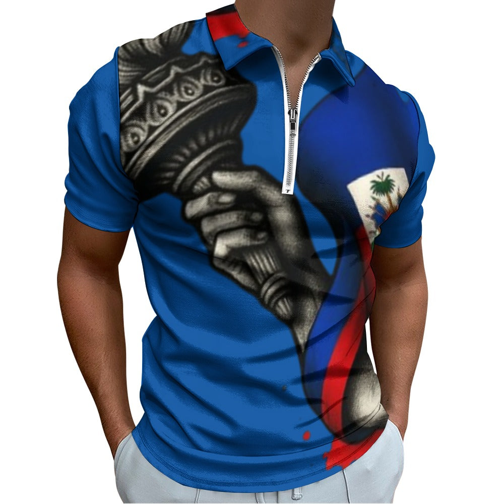 Short sleeve polo shirt