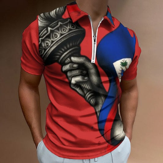 Short sleeve polo shirt