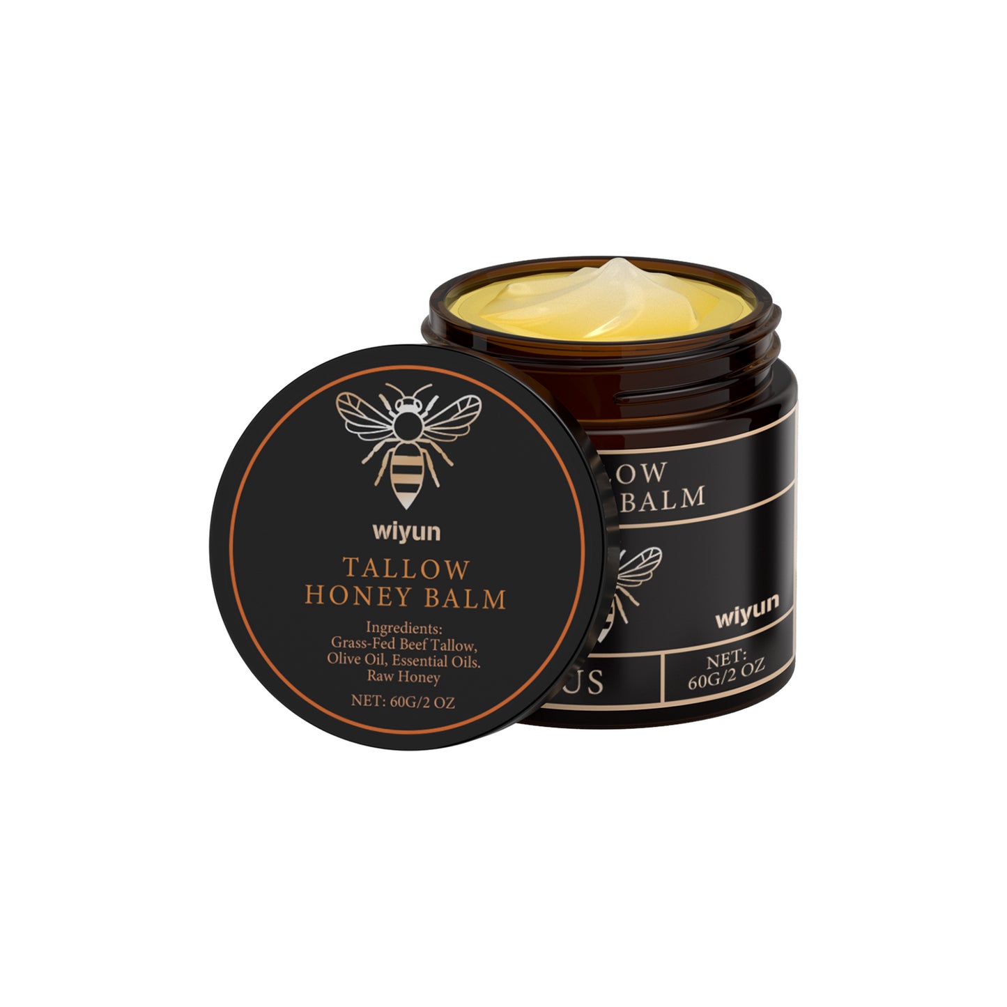 Wiyun The Beef Tallow Honey Moisturizing Cream Is A Gentle, Hydrating,