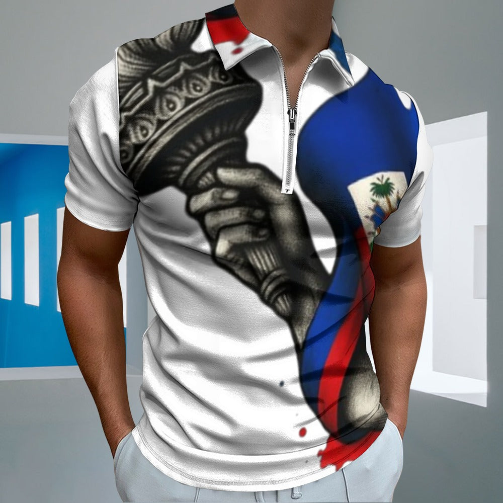 Short sleeve polo shirt