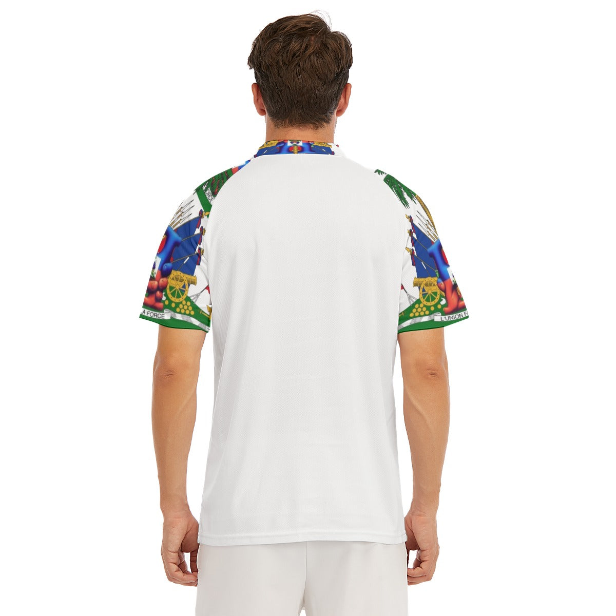 Men's Short Sleeve Polo Shirt With Button Closure