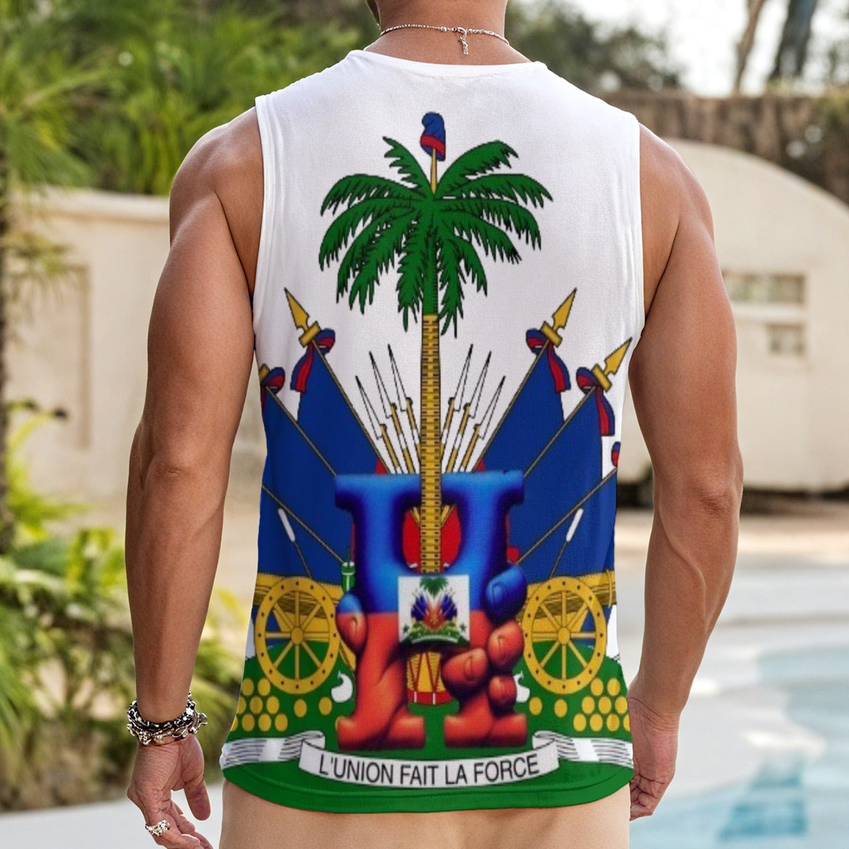 Men's Tank Top With Drawstring
