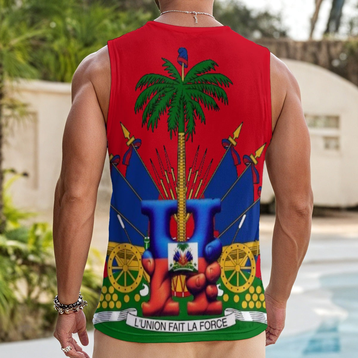 Men's Tank Top With Drawstring