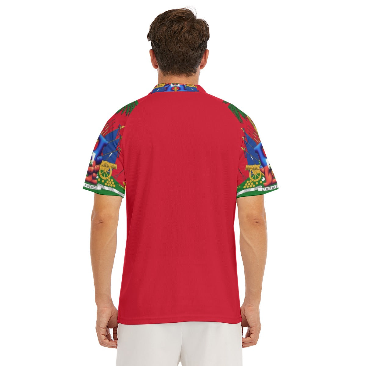Men's Short Sleeve Polo Shirt With Button Closure