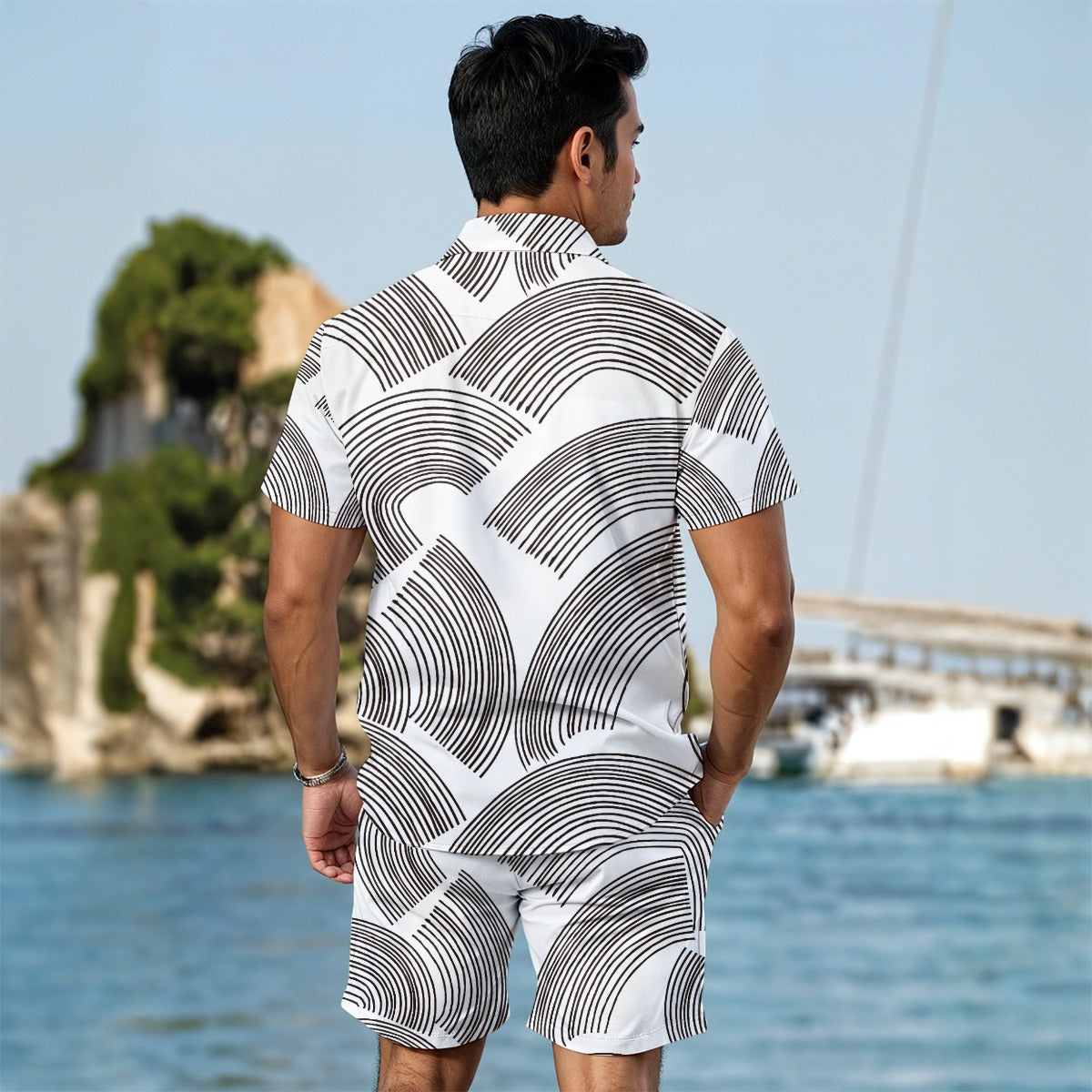 Men's Summer Shirt Set