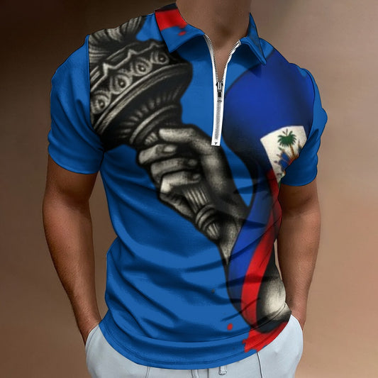 Short sleeve polo shirt