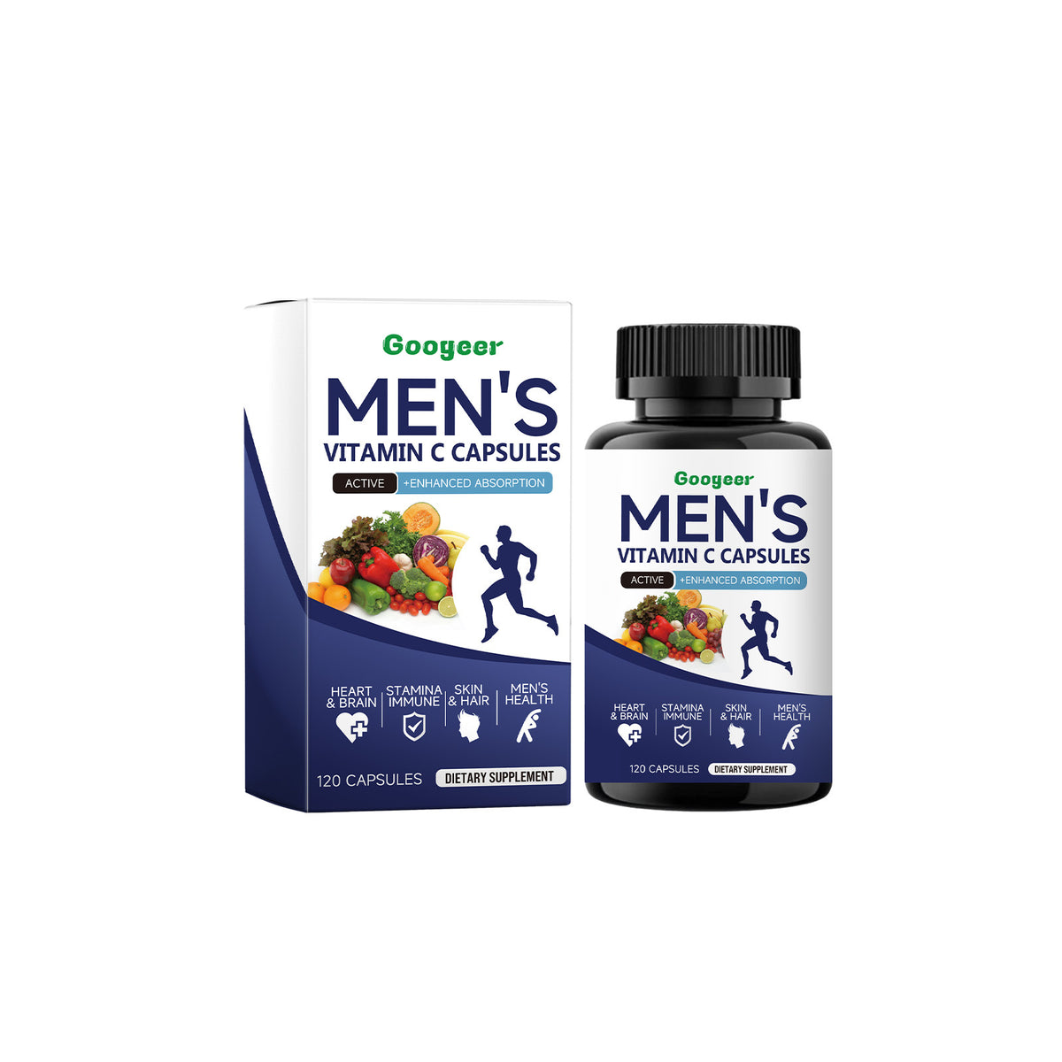Men's Multivitamin Capsules, Men's Multivitamin Nutrition Capsules Supplement Essential Nutrients