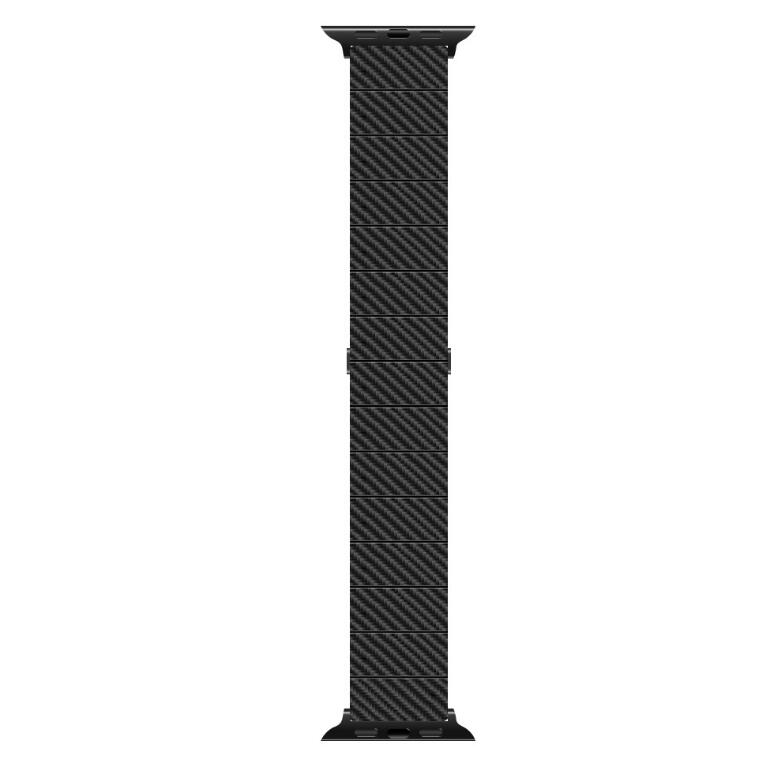 Pure Carbon Fiber For iPhone iwatch7/6/5/4/3/Se Generation Apple Watch Strap Magnetic Wristband