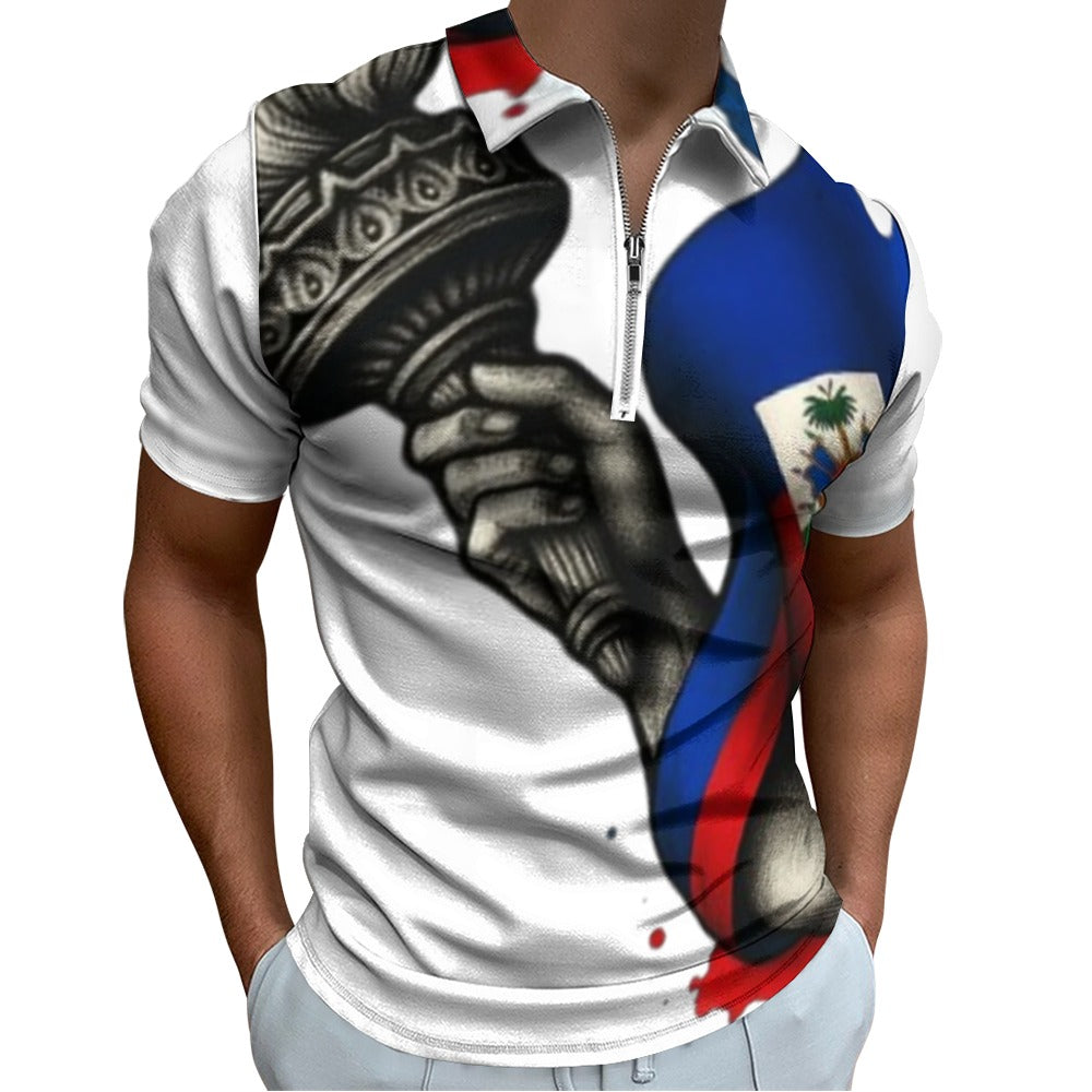 Short sleeve polo shirt