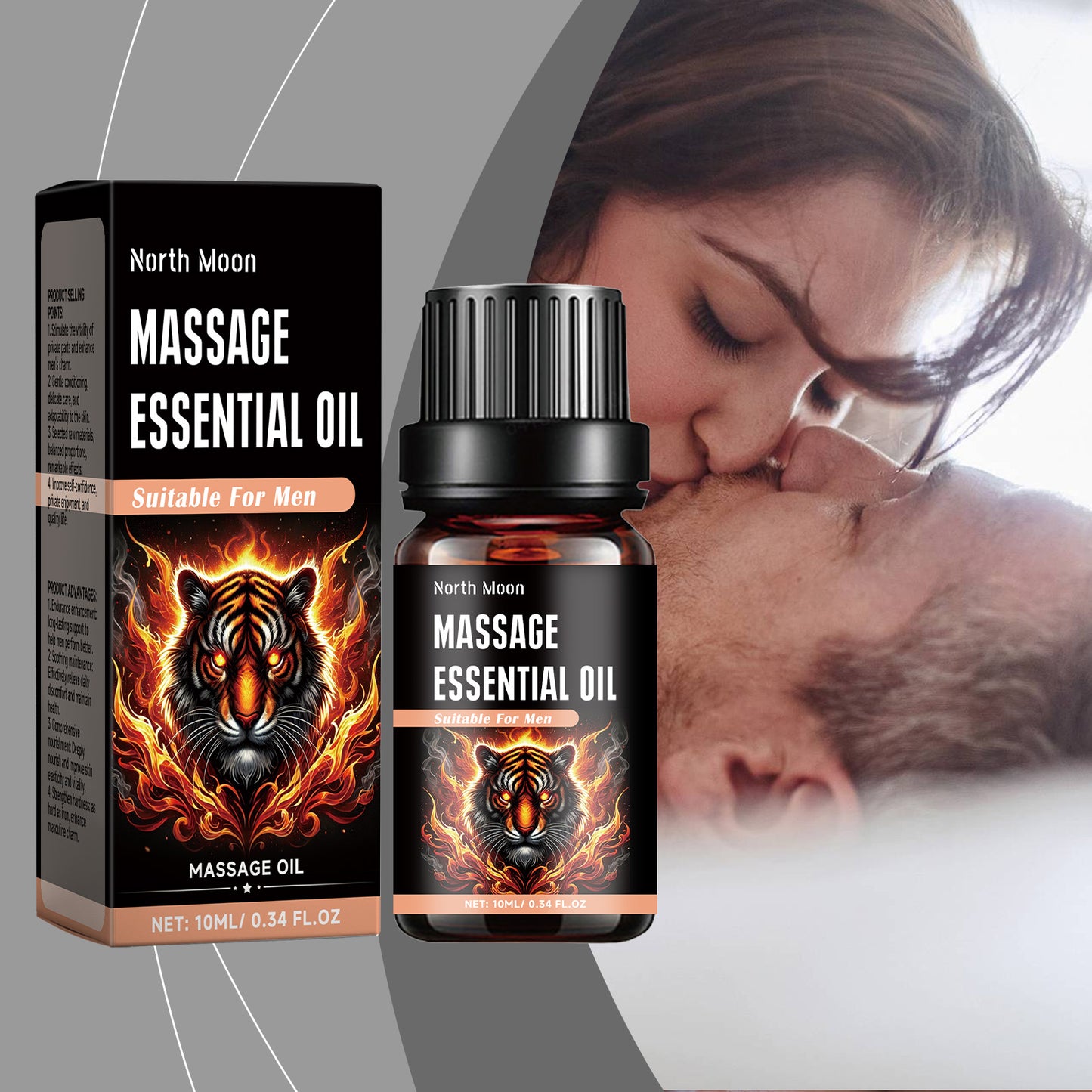 Moisturizing Body Massage Male Gentle Care Essential Oil