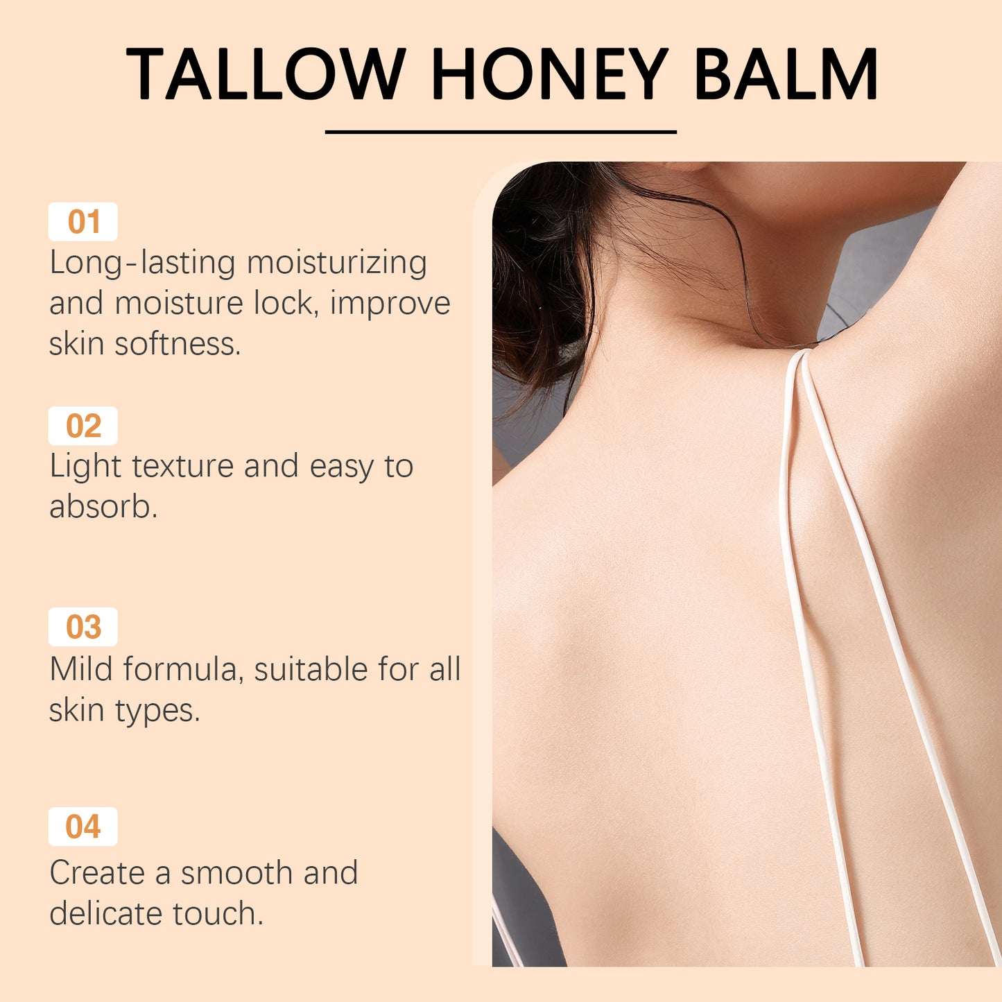 Wiyun The Beef Tallow Honey Moisturizing Cream Is A Gentle, Hydrating,