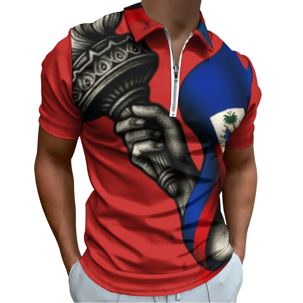 Short sleeve polo shirt