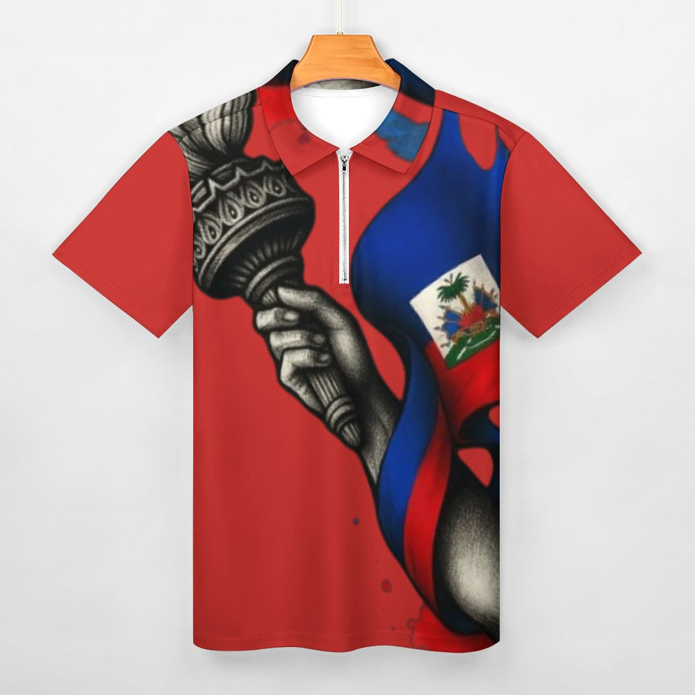 Short sleeve polo shirt