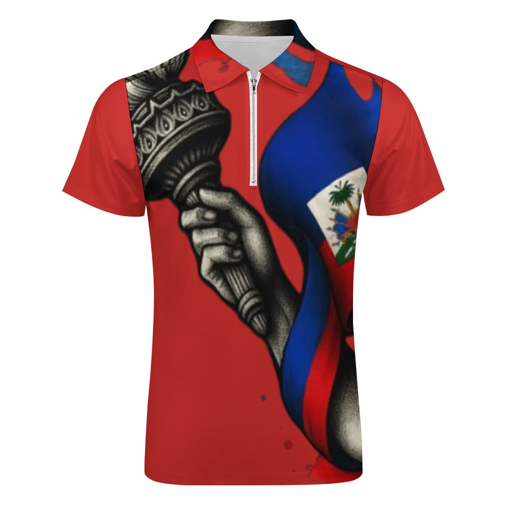 Short sleeve polo shirt