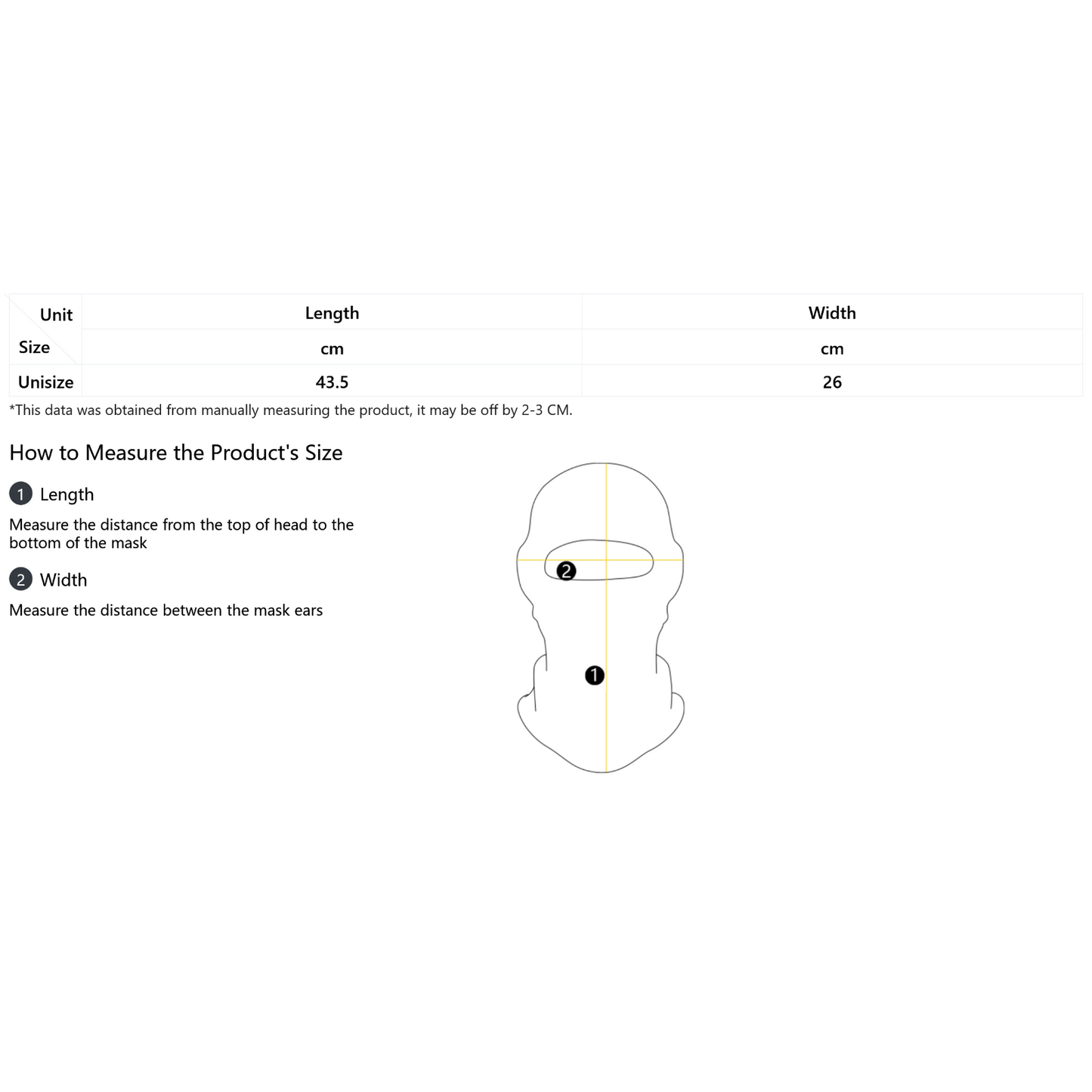 Unisex Mask